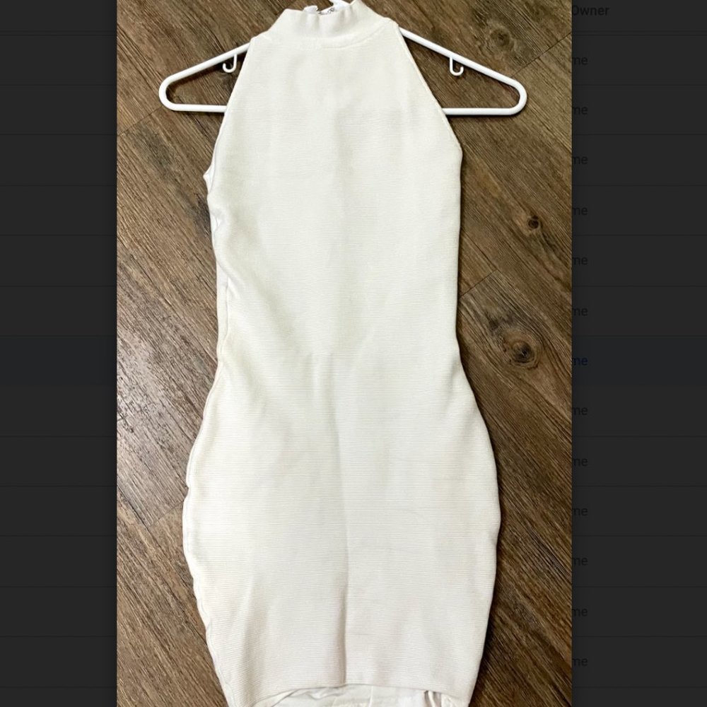 White Body-con Akira Dress